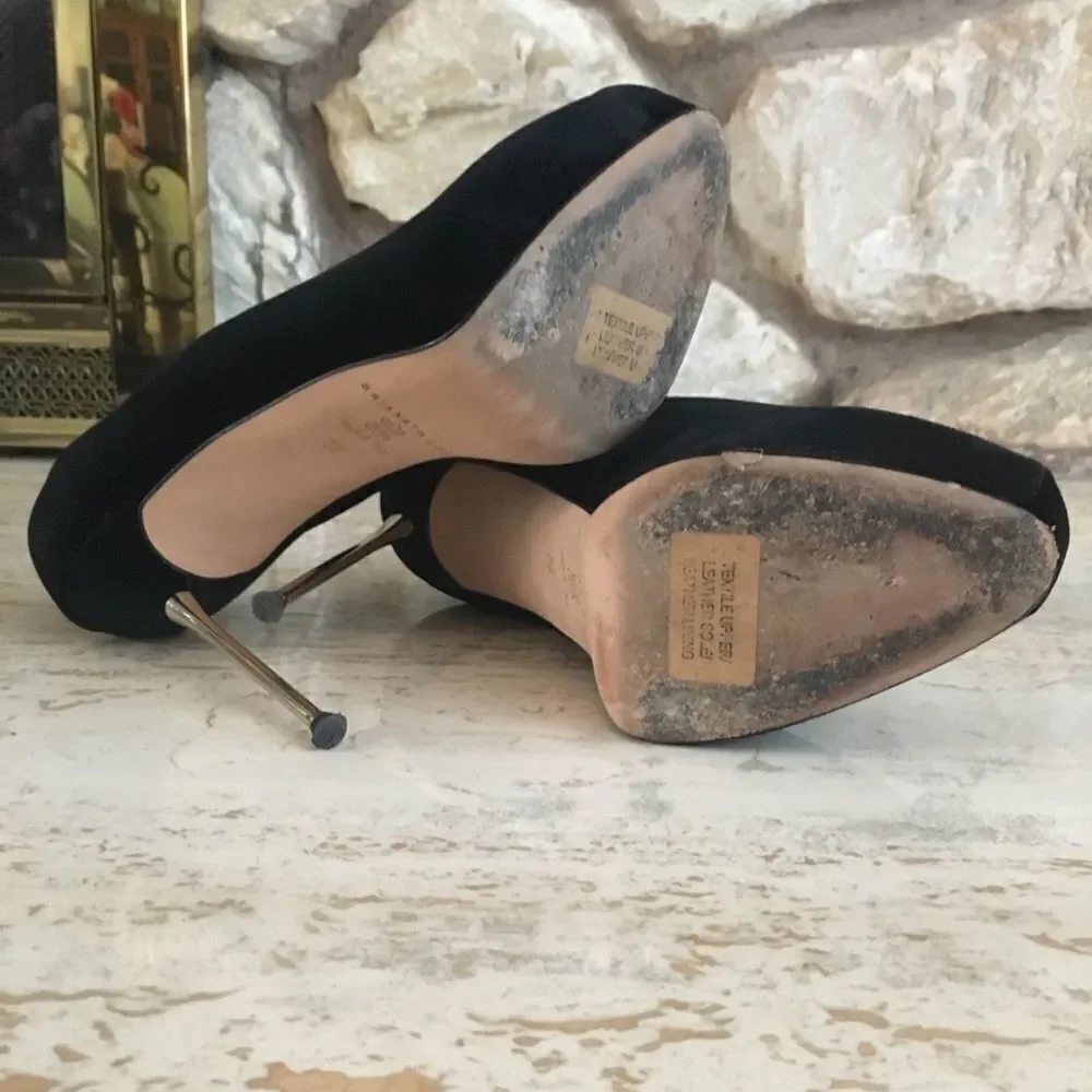 Brian Atwood Metal stiletto pumps size 38